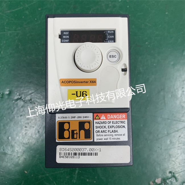 宾田胶印机贝加莱变频器维修8I64S200037.000-1缺相故障当天修复