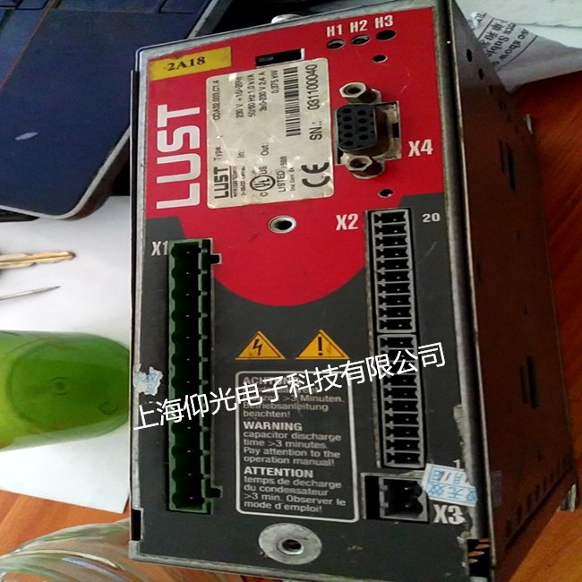  LUST路斯特驱动器CDD34.044 W2.3报OC过流过载故障维修