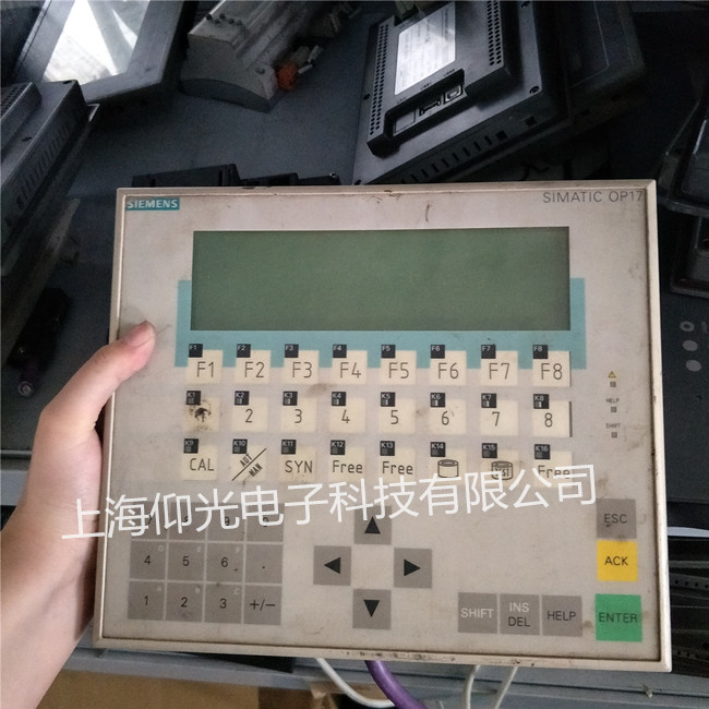 西门子OP17人机界面维修6AV3617-1JC20-0AX1触摸屏按键失灵修理 