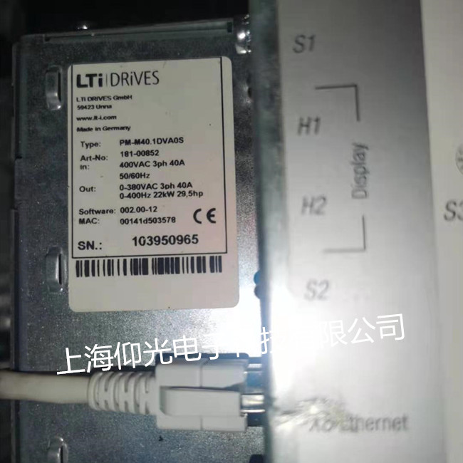 moog穆格伺服驱动器上电报故障代码4维修方法-仰光电子