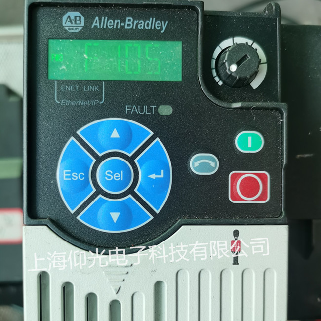 AB1305变频器故障代码显示F8维修分析