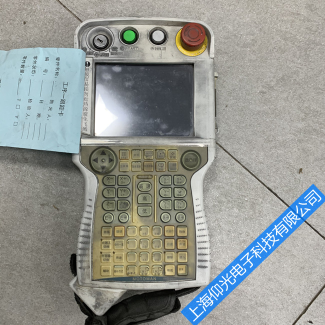 安川机器人示教器JZRCR-NPP01B-1编程器无法启动维修