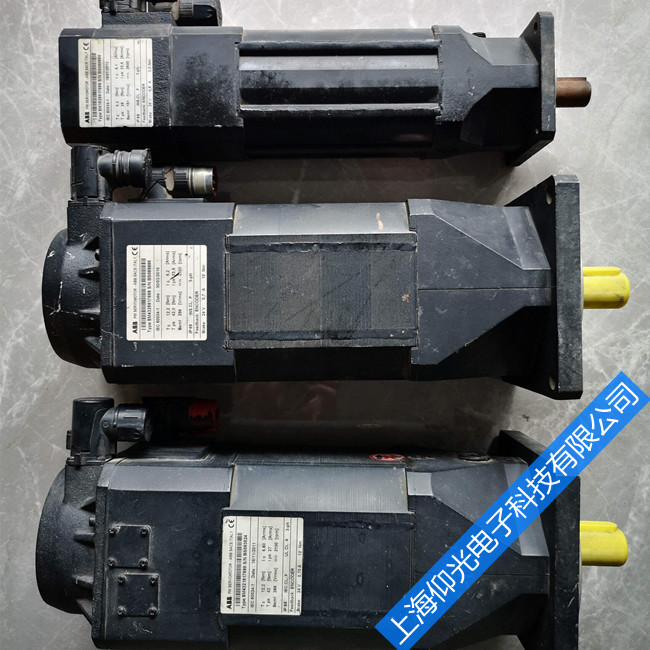 ABB伺服电机8M1525917699通电后不转有嗡嗡声维修方法