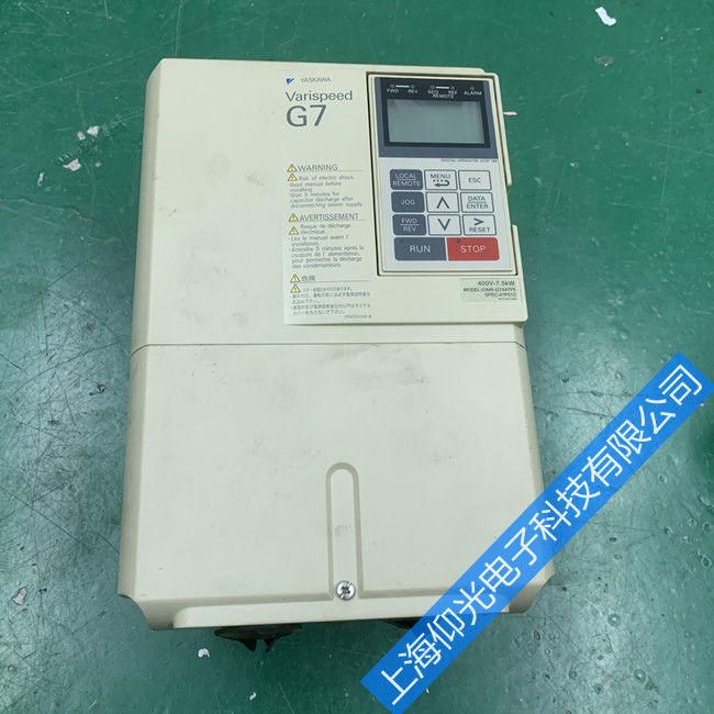 安川变频器e1000报gf接地短路故障维修