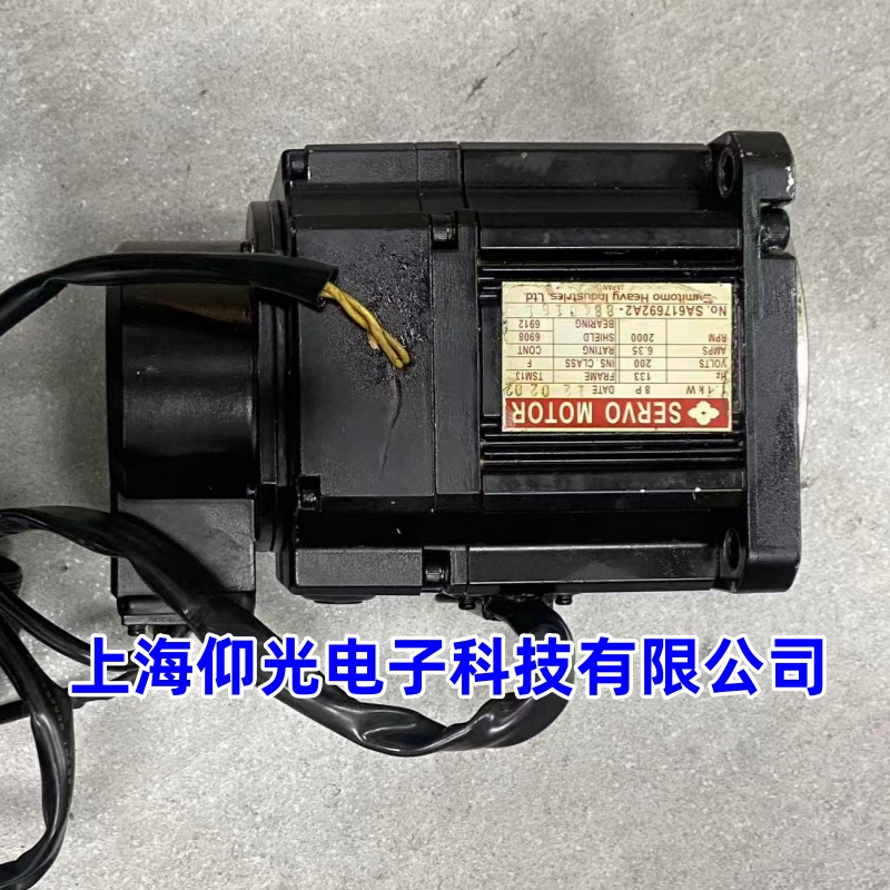 住友注塑机伺服电机编码器损坏故障维修步骤